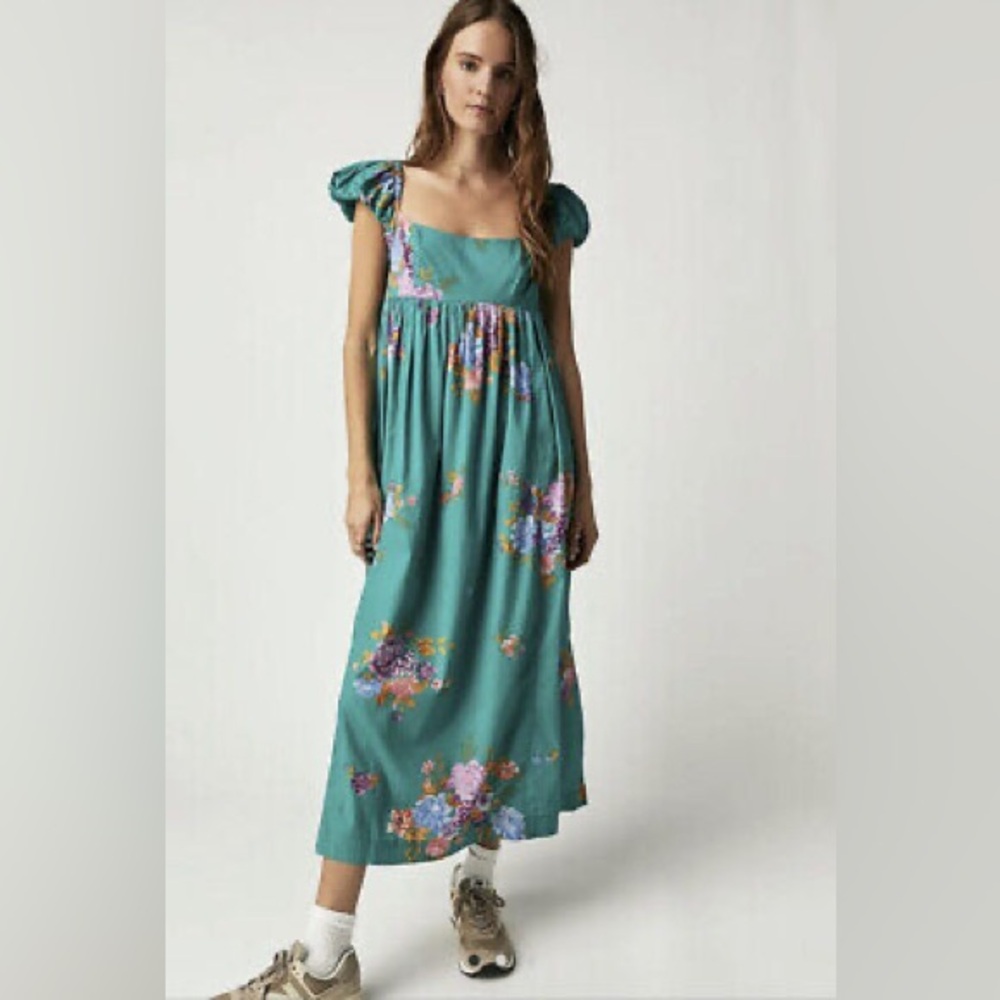 Free People Linda Lou Poplin Dress